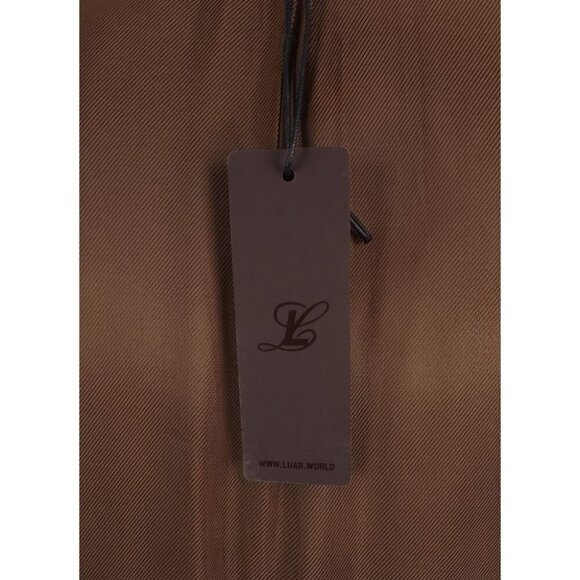 Luar Belt Coat Size S Womens Brown Trench Jacket $780 - Picture 13 of 16